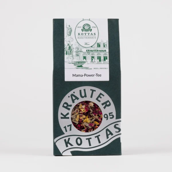 Eine Packung KOTTAS Kräuterhaus Mama-Power-Tee