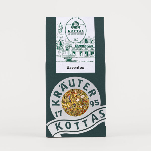 Grüne Packung KOTTAS Kräuterhaus Basentee Kräutertee