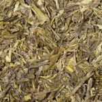 Nahaufnahme von Bio-Lung Ching Grüntee