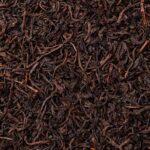 Nahaufnahme des getrockneten Bio-Ceylon Premium Schwarztees