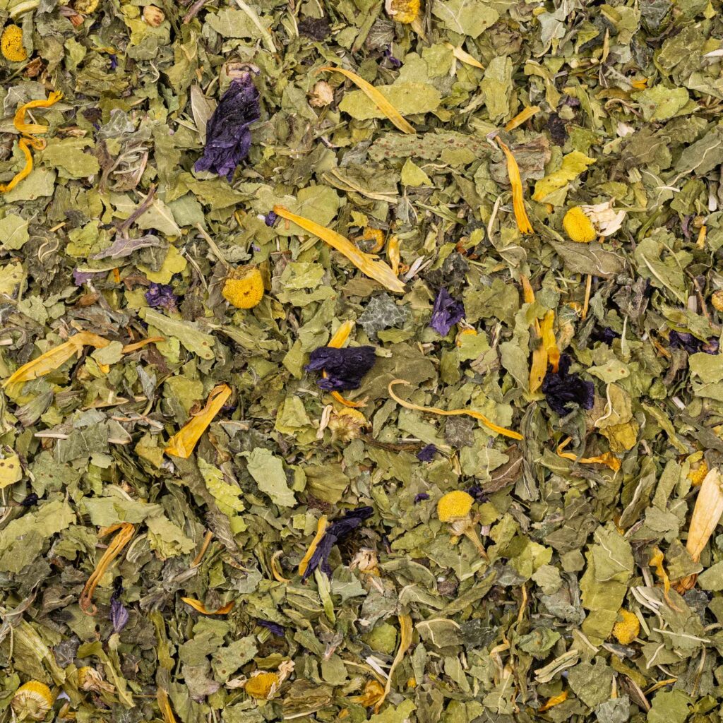 Nahaufnahme der getrockneten Kräuter