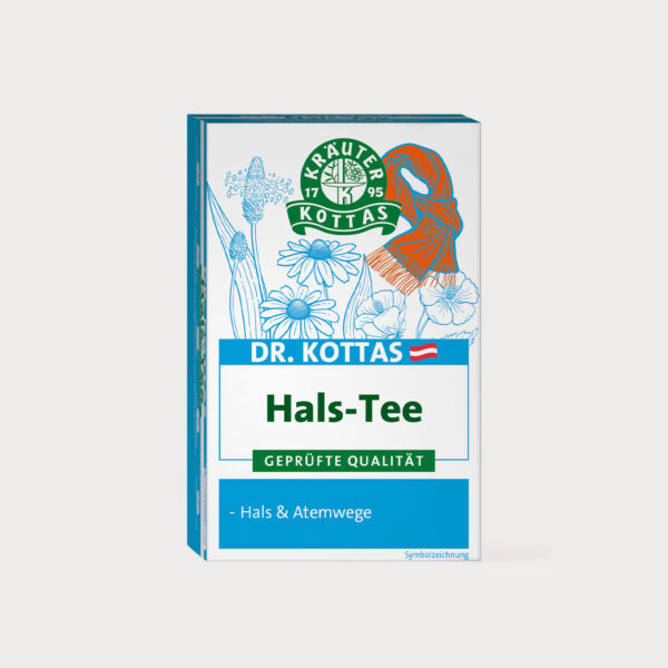 Eine Packung DR. KOTTAS Hals-Tee