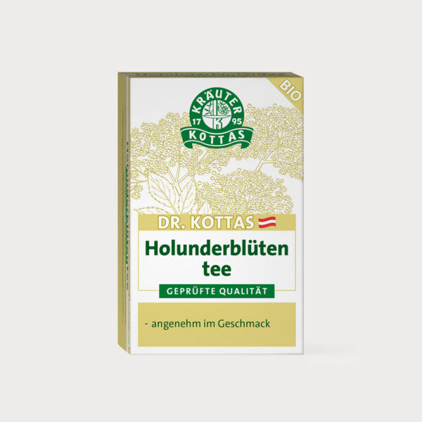 Eine Packung DR. KOTTAS Holunderblüten Tee