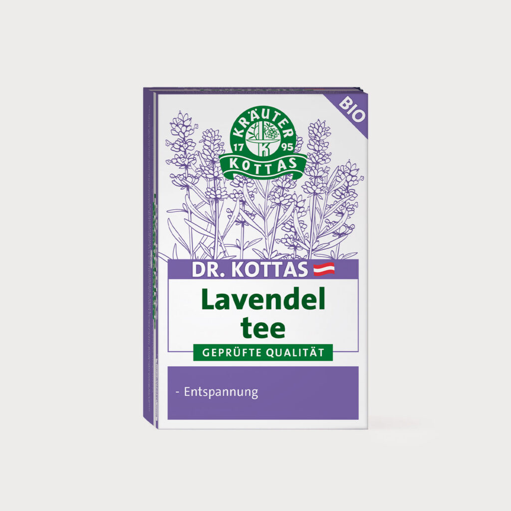 Eine Packung DR. KOTTAS Lavendeltee