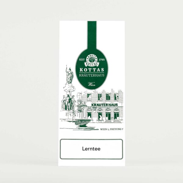 Weiße Packung KOTTAS Kräuterhaus Lerntee